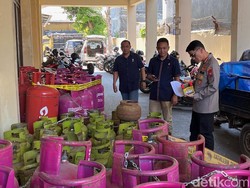Komplotan Oplos LPG di Banyuwangi Dibekuk, Sehari Habis 184 Tabung Subsidi