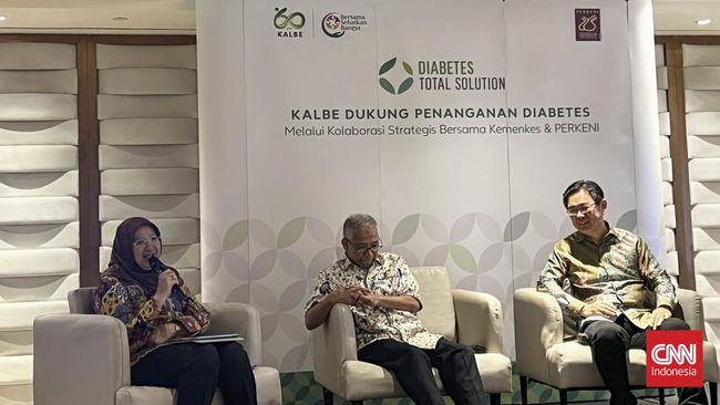 Indonesia berada di peringkat kelima dengan penyandang diabetes terbanyak di dunia dengan 35,4 persen yang baru terdiagnosis pada 2024.