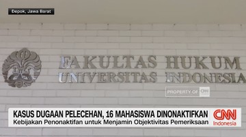 VIDEO: Kasus Dugaan Pelecehan, 16 Mahasiswa Dinonaktikan