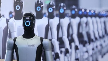 Pamer Teknologi, China Gelar Ajang Half Marathon Robot Humanoid