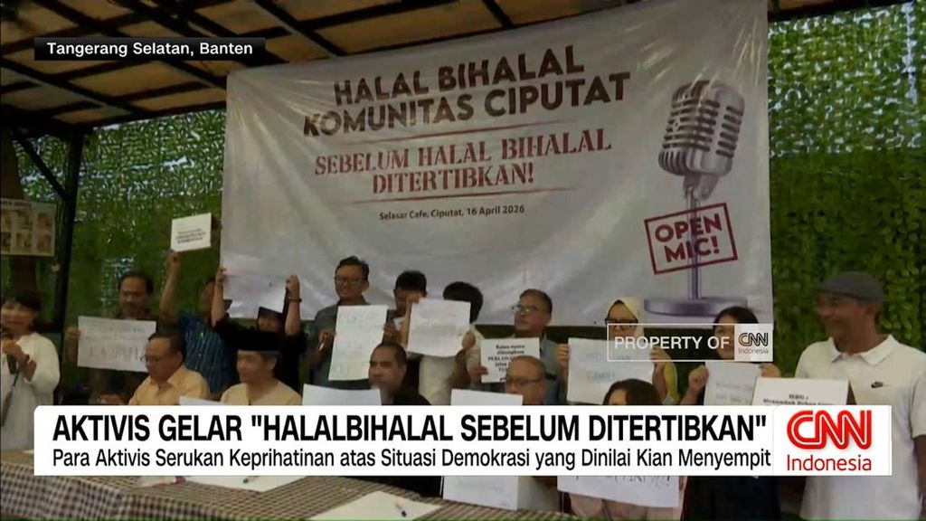 VIDEO: Aktivis Gelar "Halalbihalal Sebelum Ditertibkan"
