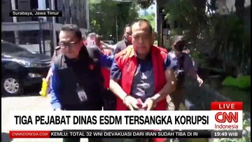VIDEO: Tiga Pejabat Dinas ESDM Tersangka Korupsi