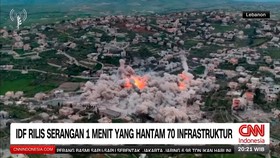VIDEO: Lebanon Dihantam Serangan Bertubi-Tubi
