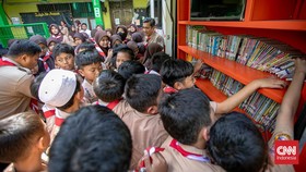 FOTO: Tingkat Kegemaran Membaca di Jakarta Terus Meningkat