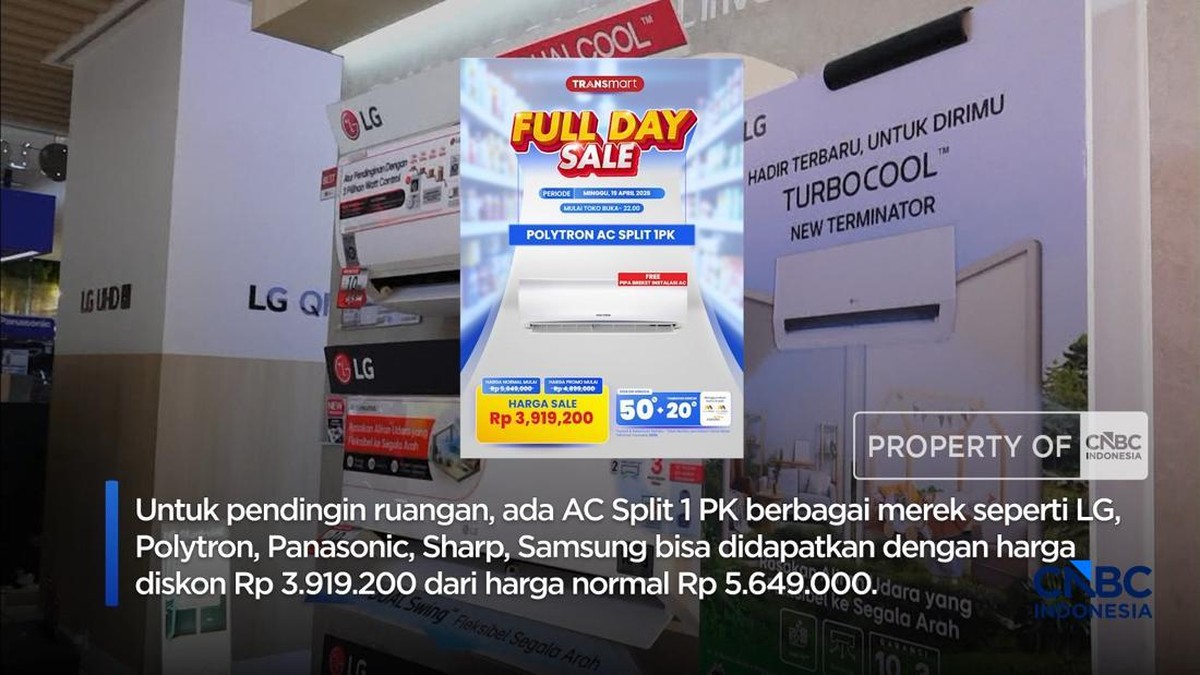 Video: Beli AC di Transmart, Ada Diskon Besar! 