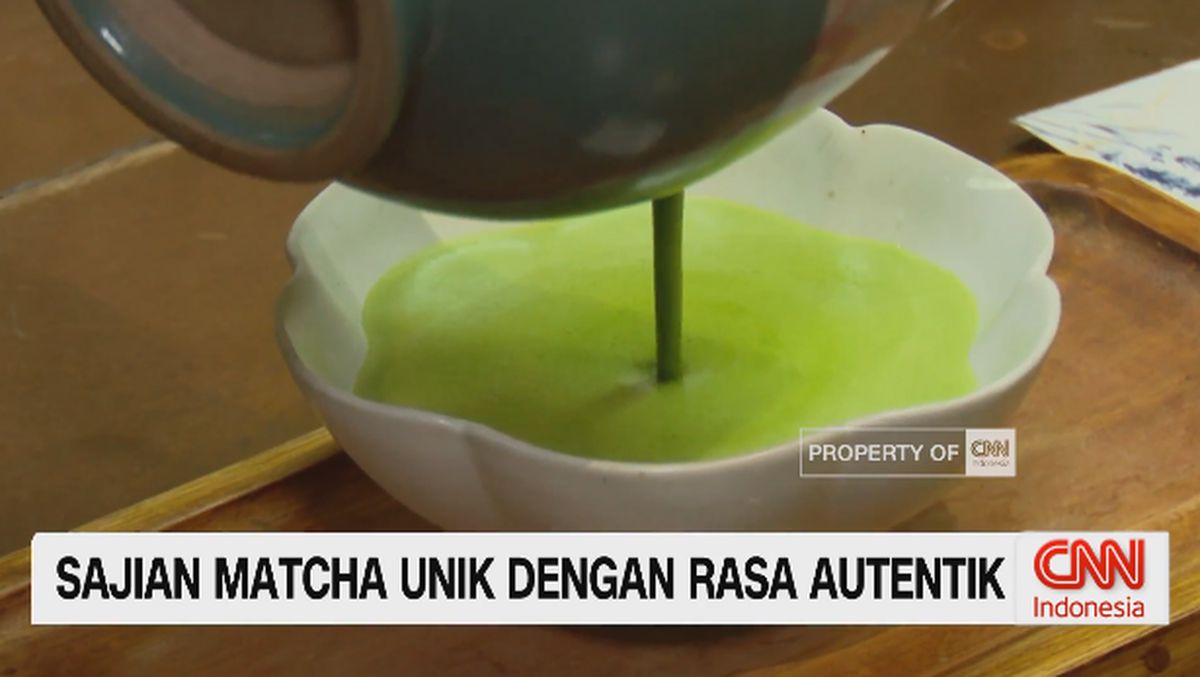 VIDEO: Sajian Matcha Unik Dengan Rasa Autentik