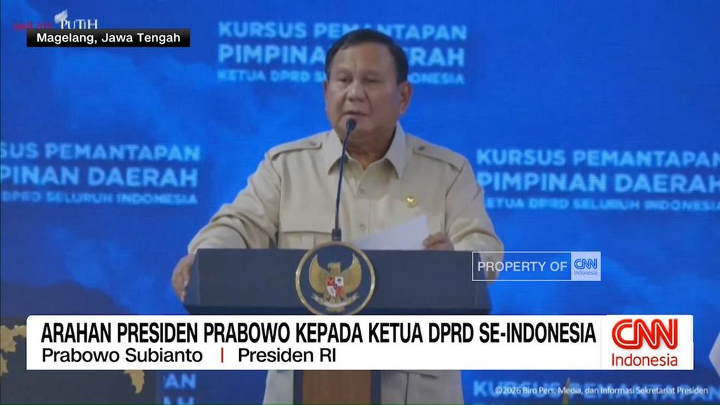 VIDEO: Arahan Presiden Prabowo kepada Ketua DPRD se-Indonesia