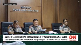 VIDEO: 4 Anggota Polda Kepri Dipecat Buntut Tewasnya Bripda Natanael