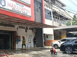 Gereja Maranatha Palembang Terbakar, Ratusan Jemaat Panik Selamatkan Diri