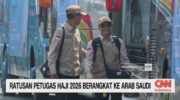 VIDEO: Ratusan Petugas Haji 2026 Berangkat Ke Arab Saudi