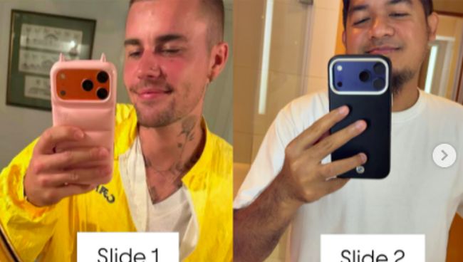 Ustaz Jojo Menang Likes usai Adu Mekanik Mirror Selfie dengan Justin Bieber