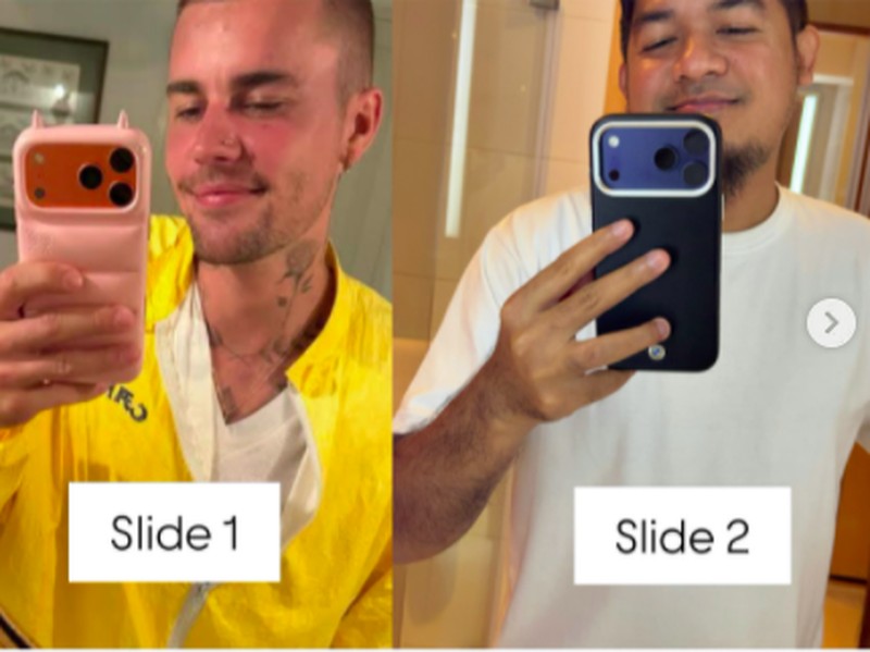 Ustaz Jojo Menang Likes usai Adu Mekanik Mirror Selfie dengan Justin Bieber