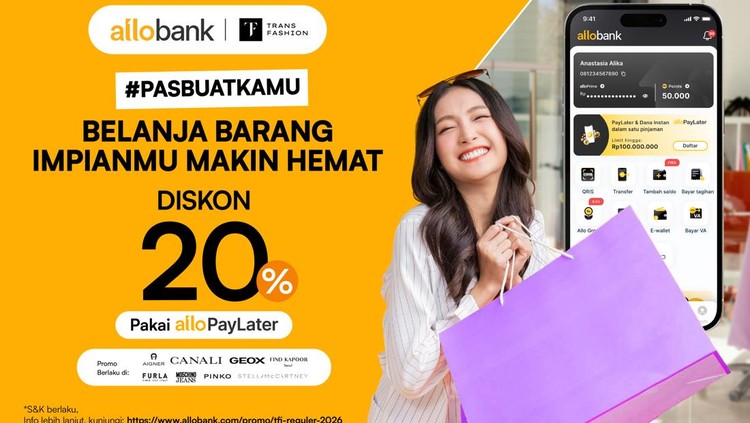 Belanja Barang Impian Jadi Hemat&excl; Nikmati Diskon 20&percnt; dengan Allo Paylater