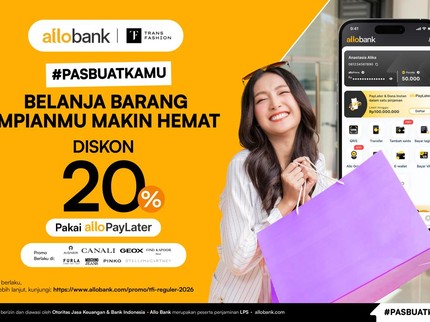 Belanja Barang Impian Jadi Hemat! Nikmati Diskon 20% dengan Allo Paylater