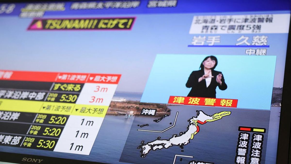 Gempa M 7,5 Jepang, Tsunami Terjadi di Sejumlah Wilayah