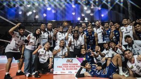 FOTO: LavAni Livin Transmedia Juara Final Four Proliga Putaran Kedua