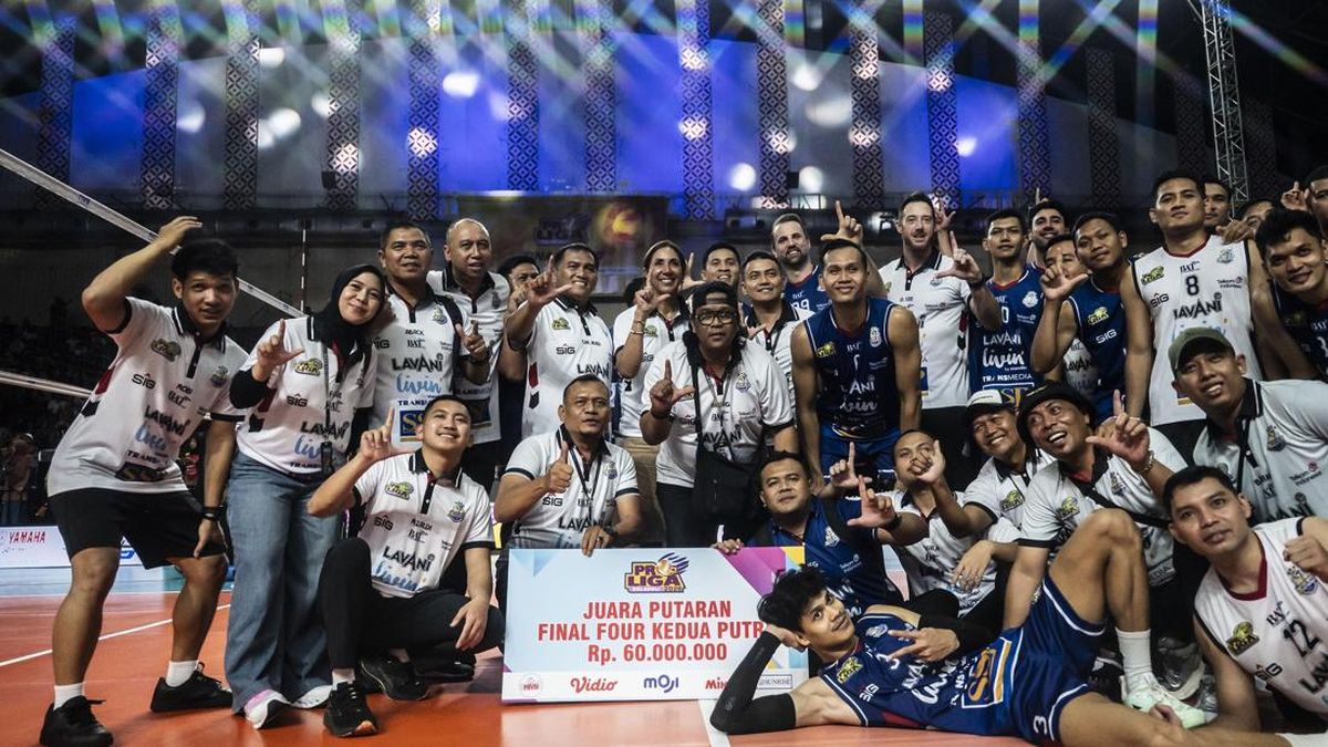 Foto: Lavani Livin Transmedia Juara Final Four Proliga Putaran Kedua