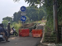 Jalan di Batutulis Bogor Ditutup Sejak 3 Bulan, Warga Ngeluh Harus Putar Jauh