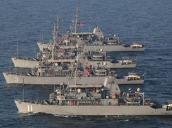 Kemelut AS dan Iran Saling Serang di Laut