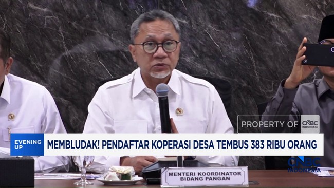 Video: Membludak! Pendaftar Koperasi Desa Tembus 383.000 Orang