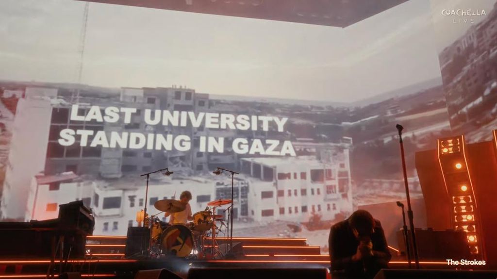 The Strokes Kecam AS-Israel soal Konflik Gaza dan Iran di Coachella
