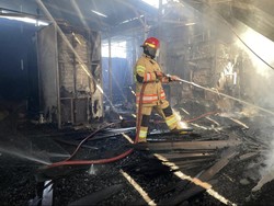 Pabrik Mebel di Parangjoro Sukoharjo Hangus Terbakar