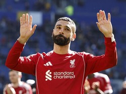 Mo Salah Sejajar Gerrard di Derby Merseyside Terakhirnya
