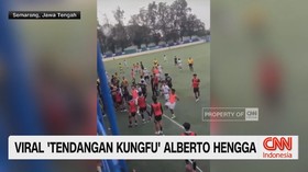 VIDEO: Viral 'Tendangan Kungfu' Alberto Hengga