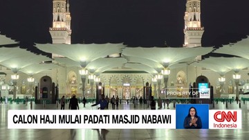 VIDEO: Calon Haji Mulai Padati Masjid Nabawi