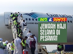 Hal yang Boleh dan Tak Boleh Dilakukan Jemaah Haji di Pesawat