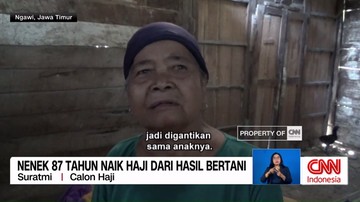 VIDEO: Nenek 87 Tahun Naik Haji dari Hasil Bertani