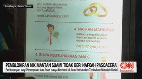 VIDEO: Pemblokiran NIK Mantan Suami Tidak Beri Nafkah Pascacerai