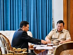 Prabowo Bertemu Empat Mata dengan Luhut di Istana, Bahas APBN-Daya Beli
