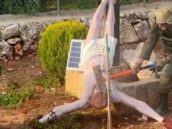 Tentara Israel Rusak Patung Yesus di Lebanon, Umat Kristen AS Geram!