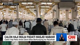 VIDEO: Jelang Haji, Ribuan Jemaah Padati Masjid Nabawi dan Raudhah
