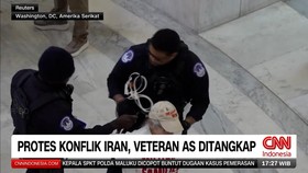 VIDEO: Veteran AS Ditangkap Usai Protes Konflik Iran di Washington DC