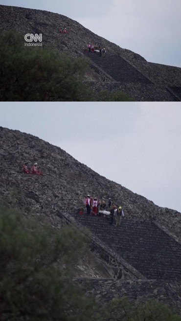 Situasi usai Penembakan di Piramida Meksiko, 1 Pengunjung Tewas