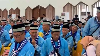 Asrama Haji Dipenuhi Jemaah Jelang Keberangkatan Kloter Pertama