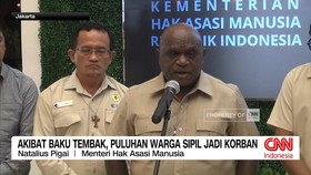 VIDEO: Akibat Baku Tembak, Puluhan Warga Sipil Jadi Korban