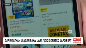 VIDEO: DJP Ingatkan Jangan Pakai Jasa 'Joki Coretax' Lapor SPT