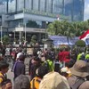 Situasi Terkini Suasana Aksi 21 April di Depan Kantor Gubernur Kaltim