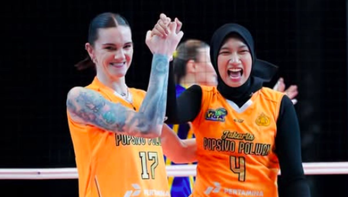 Hasil Proliga: Pegang Kendali, Popsivo Polwan Bantai Electric PLN 3-0