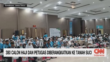 VIDEO: 380 Calon Haji dan Petugas Diberangkatkan ke Tanah Suci