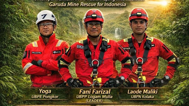 ANTAM Wakili RI di Ajang Internasional Mine Rescue Competition 2026