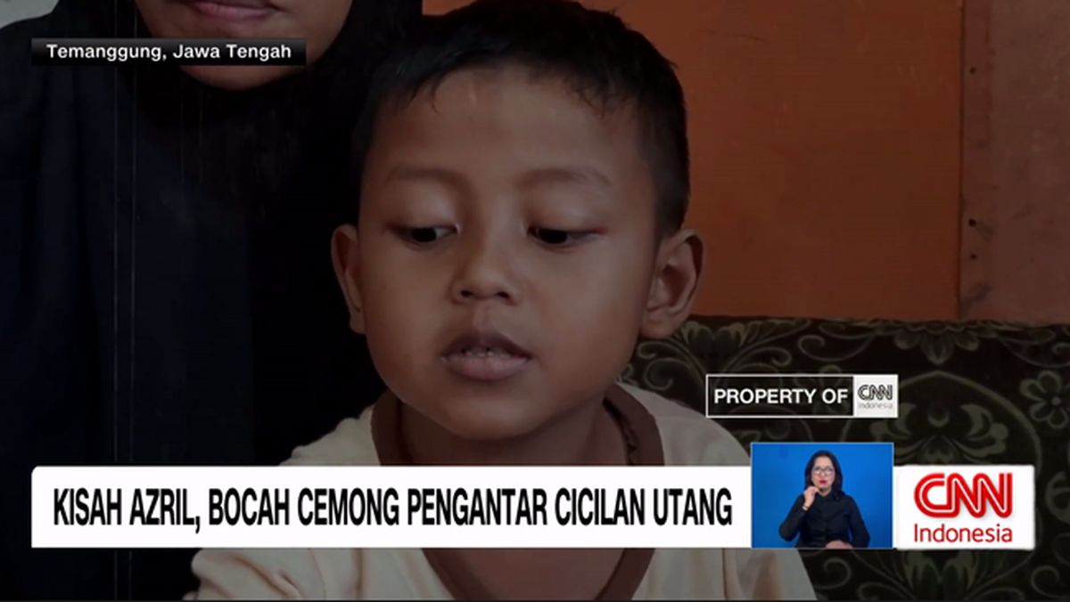 VIDEO: Azril, Bocah Cemong Pengantar Cicilan Utang