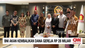 VIDEO: BNI Akan Kembalikan Dana Gereja Rp28 Miliar