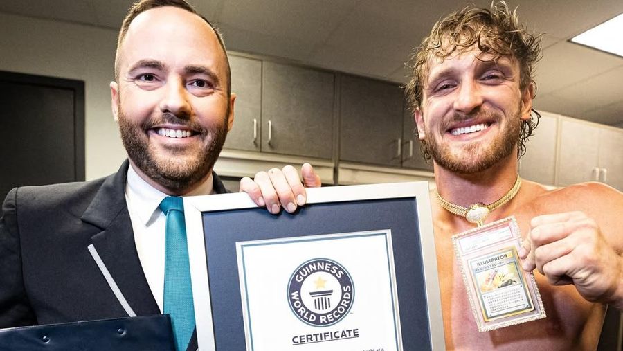 Dari Guinness World Records hingga debut WWE, Netflix hingga buletin nasional, kartu ini dan saya telah menempuh perjalanan lintas generasi. (Tangkapan layar instagram @loganpaul)