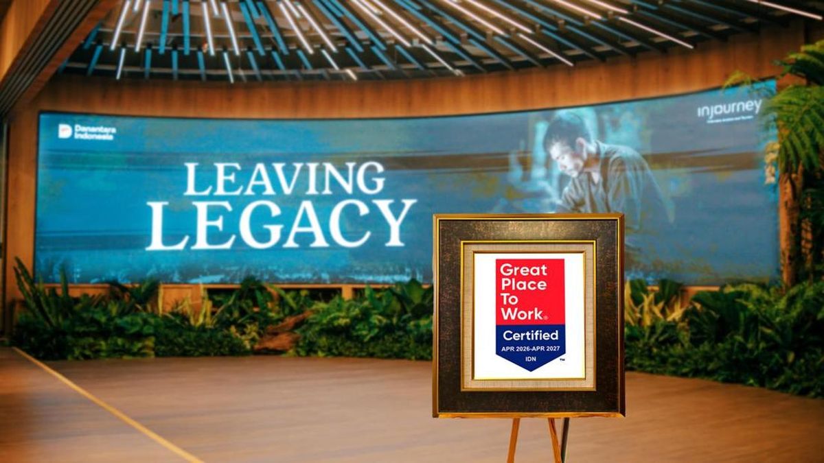 Budaya Gotong Royong, InJourney Diganjar 'Great Place to Work' 2026