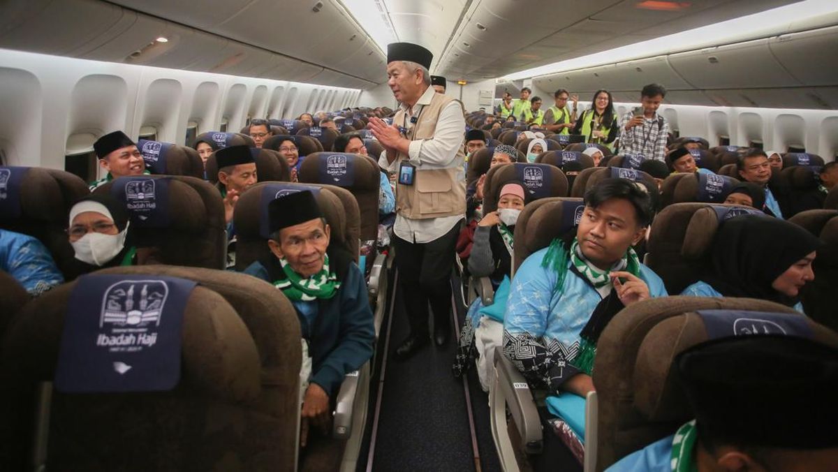 15.349 Jemaah Haji Indonesia Diberangkatkan ke Arab Saudi