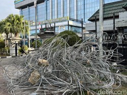 Penampakan Kantor Gubernur Kaltim Pascaaksi 21 April
